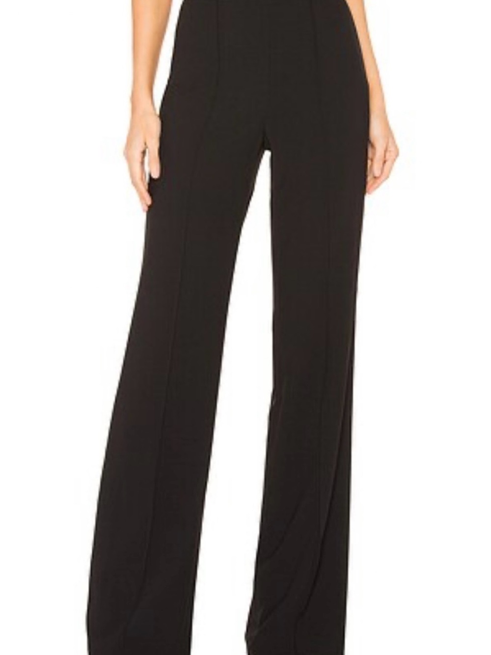 Alice and Olivia Black Jalisa fitted Pant - Size 2